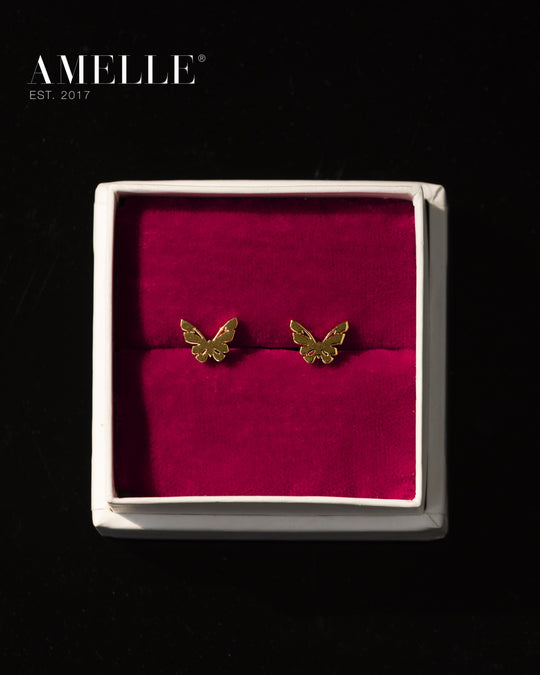 AMELLE Logo Studs 01 - Permanent Collection